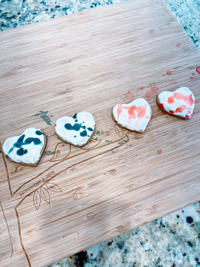 splatter watercolor cookies