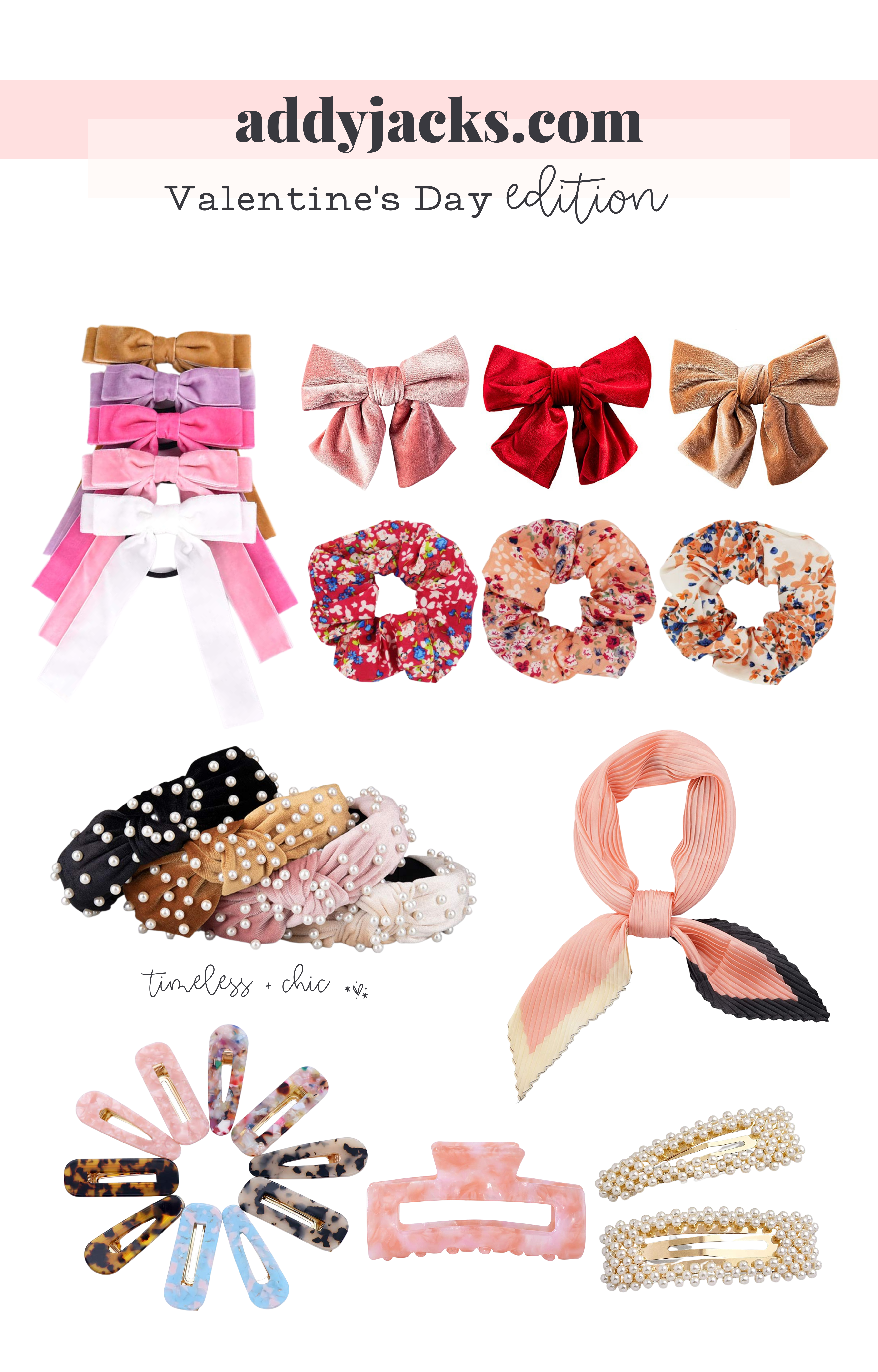 8 valentine’s day hair accessories ideas to wear everyday